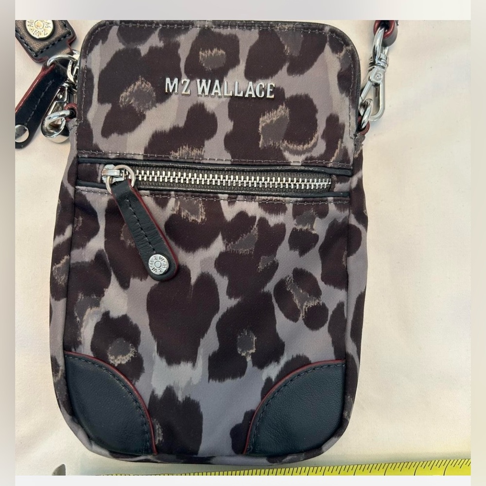 MZ Wallace Leopard Print Small Crossbody Bag - Picture 5 of 9